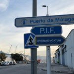 detalle del señalización en vía pública indicando el desvío al PIF